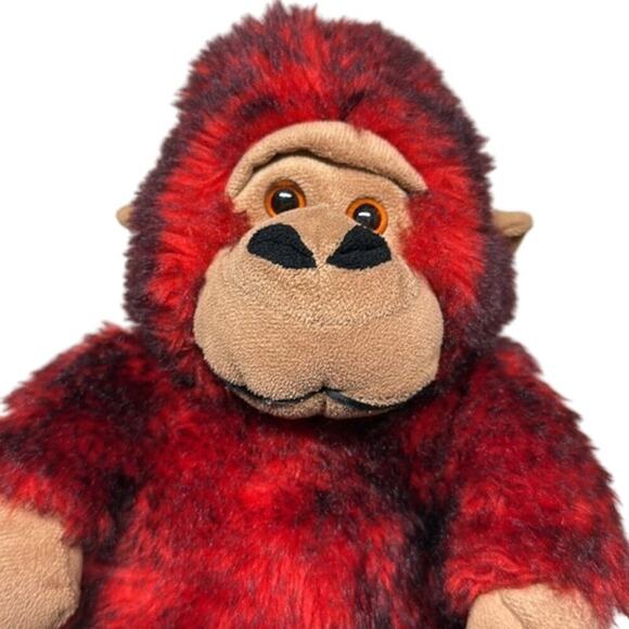 Dan Dee 10" Vintage Red‎ Plush Gorilla - Picture 5 of 7
